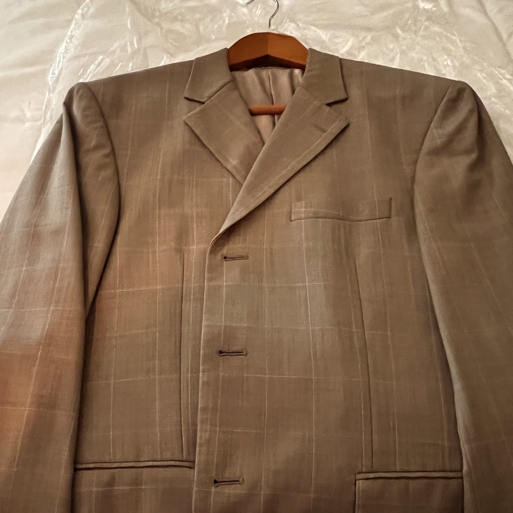 Andrew Fezza light plaid sport coat, very handsome.